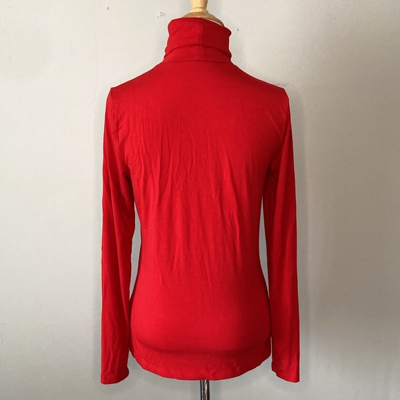 Ralph Lauren Red Turtleneck Sz Petite Small - Picture 4 of 7